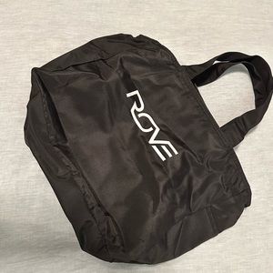 Black Rove Bag with Zebra Print Inside